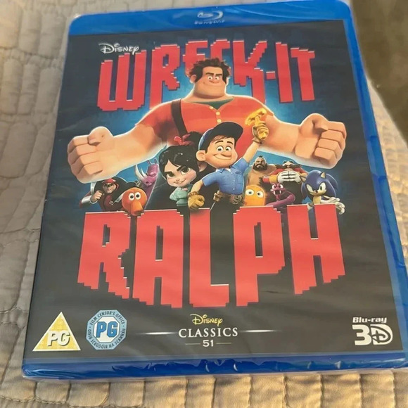 NIB Disney Wreck-It Ralph Blu-ray 3D and 2D Movie - Picture 2 of 3